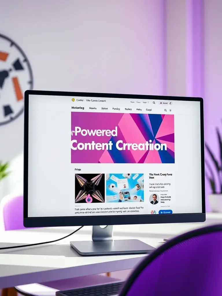 A screenshot of the EarnEdge blog post titled 'AI-Powered Content Creation: A Beginner's Guide', showing the blog post's featured image and headline.