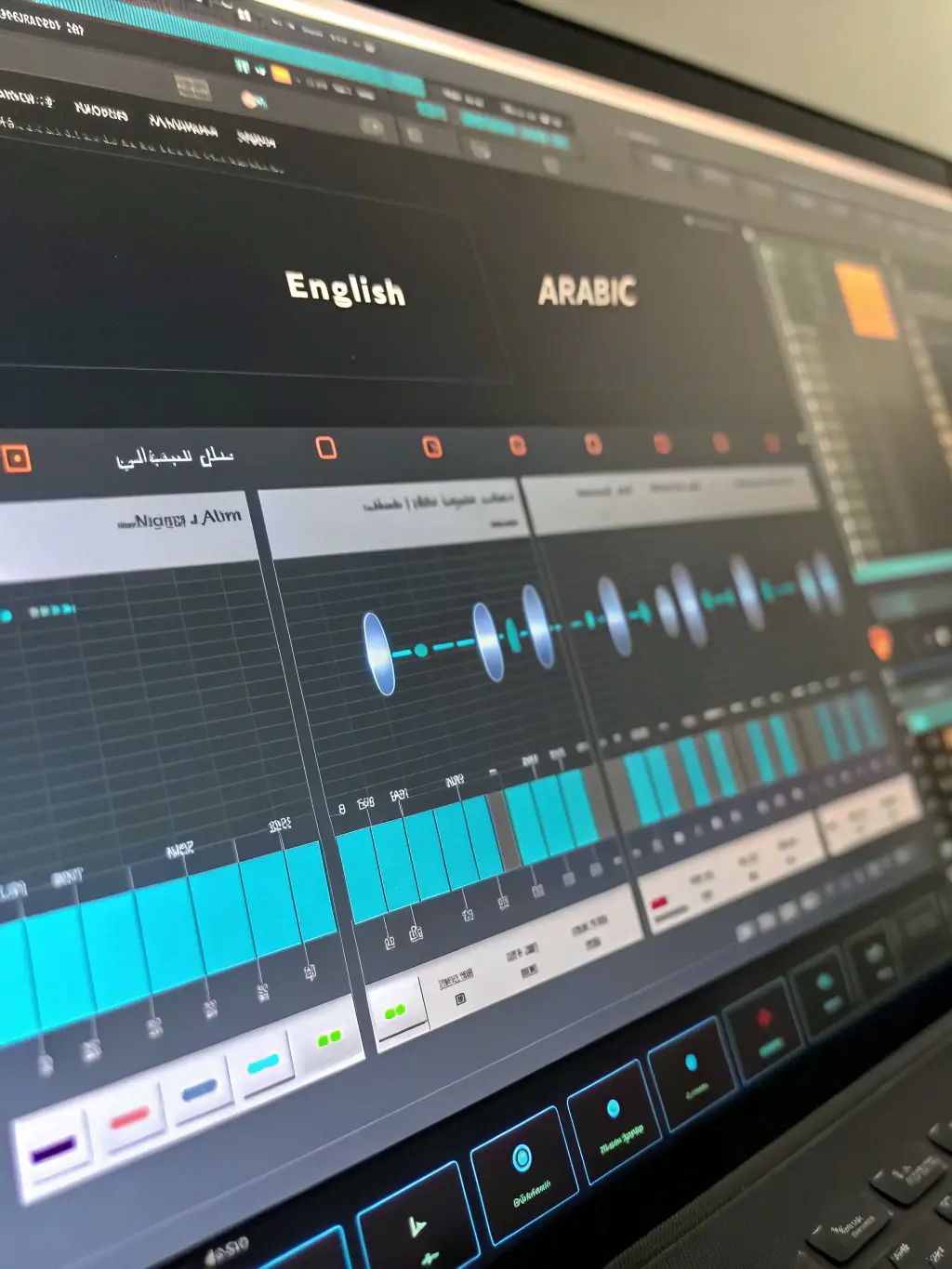 A screenshot of the Murf.ai dashboard, demonstrating its voiceover and text-to-speech features, suitable for creating audio content.
