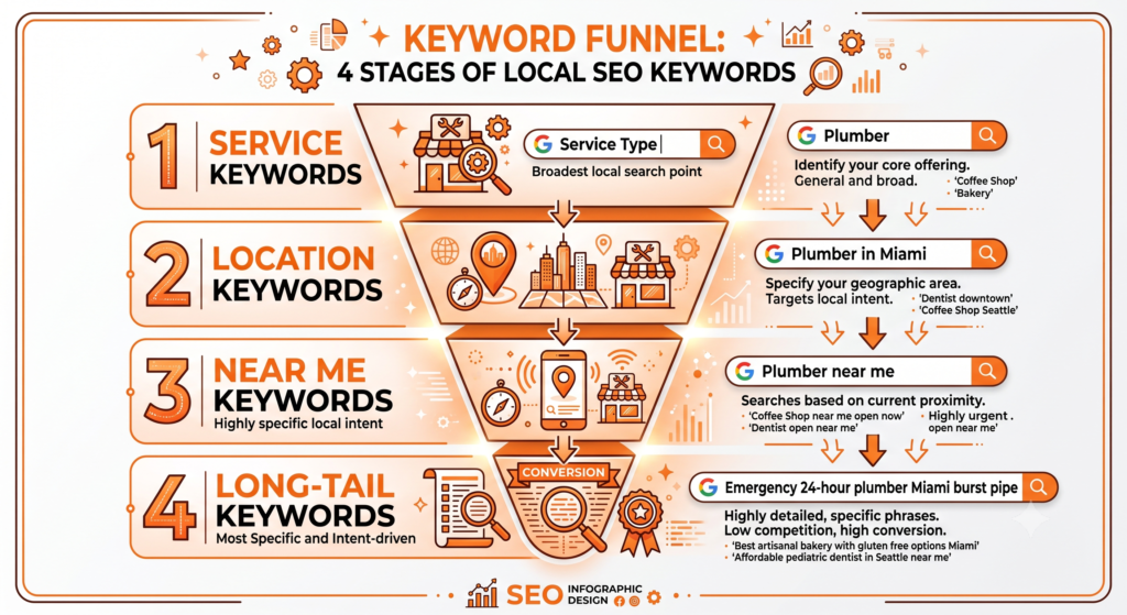 Local SEO Keyword Funnel