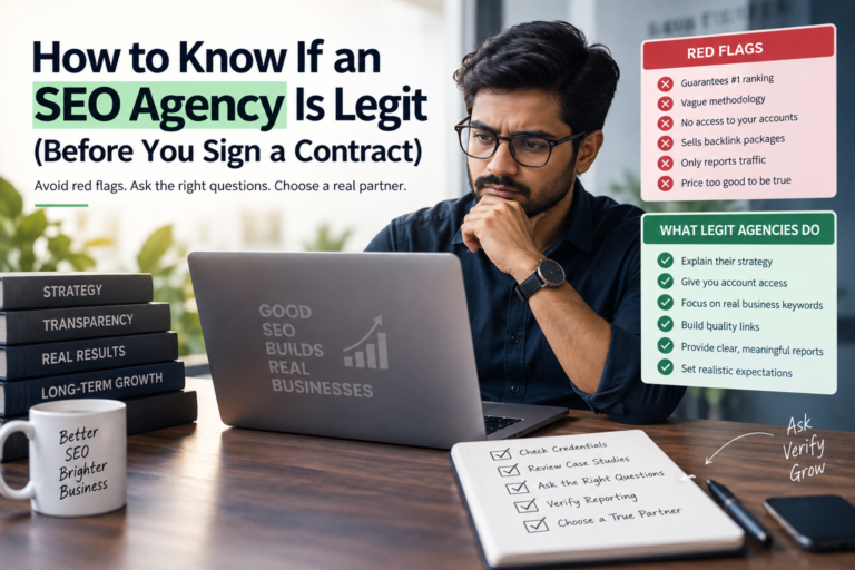 How to Know If an SEO Agency Is Legit
